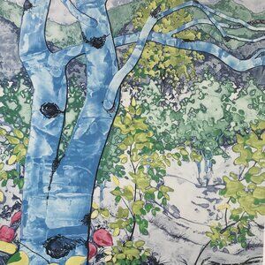 "SUNSET BLUE" Lithograph by Canadian Artist E. Alan Garrett